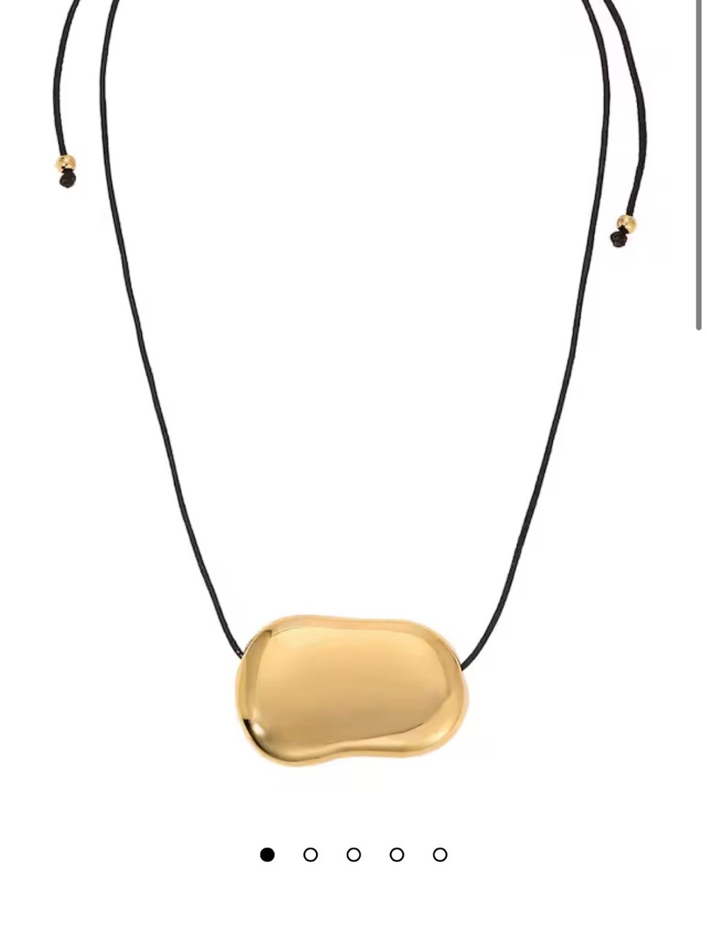 Julia Gold/Black Necklace